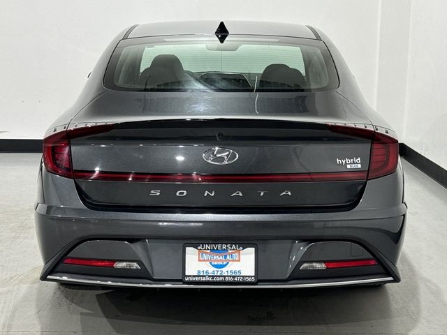 2021 Hyundai Sonata Hybrid Blue