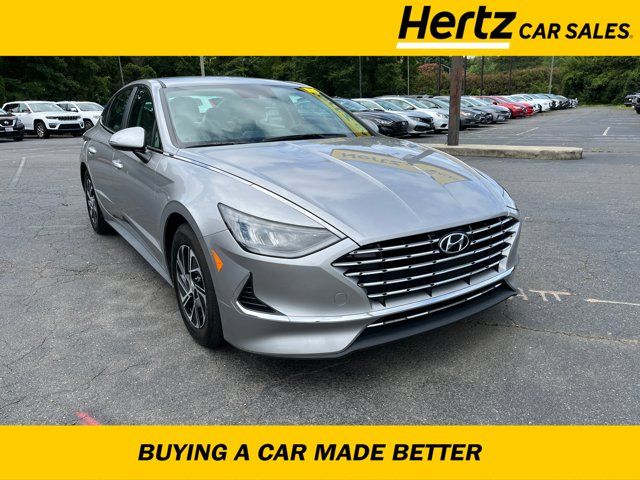 2021 Hyundai Sonata Hybrid Blue