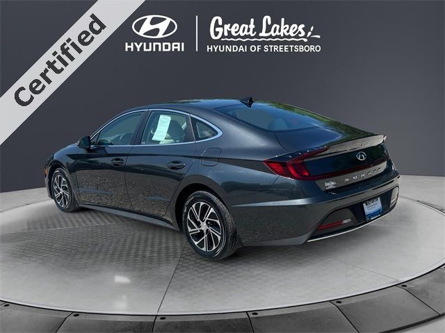 2021 Hyundai Sonata Hybrid Blue