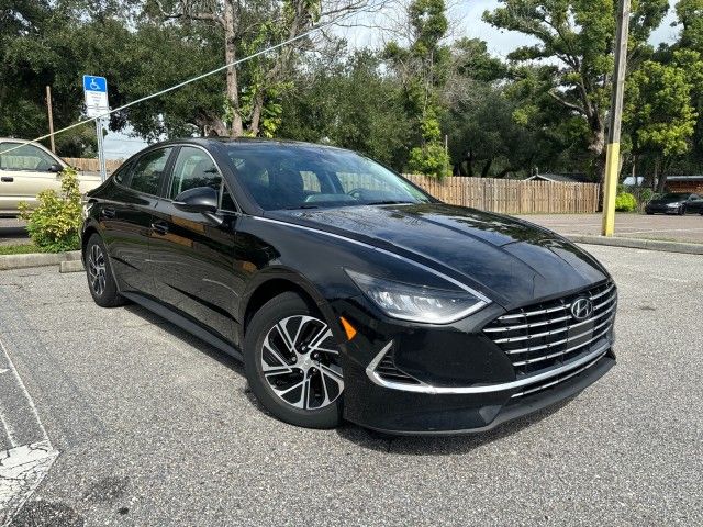 2021 Hyundai Sonata Hybrid Blue