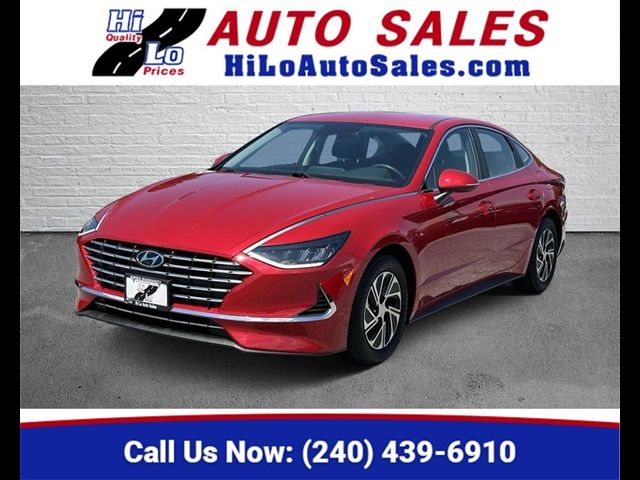 2021 Hyundai Sonata Hybrid Blue