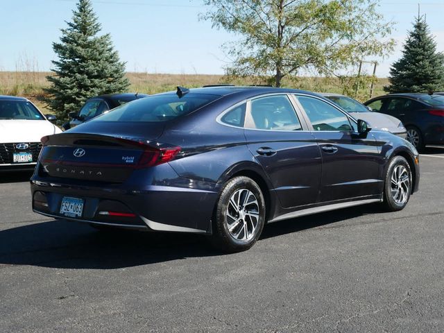 2021 Hyundai Sonata Hybrid Blue