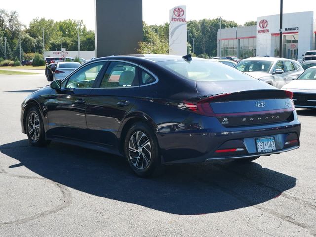 2021 Hyundai Sonata Hybrid Blue