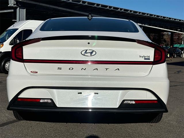 2021 Hyundai Sonata Hybrid Blue