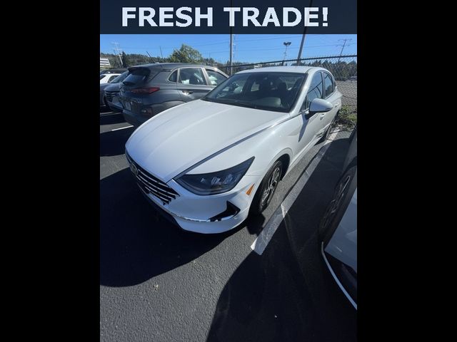 2021 Hyundai Sonata Hybrid Blue