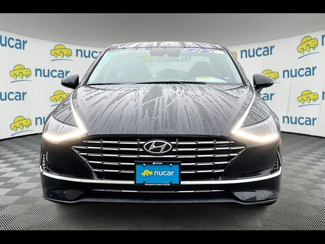 2021 Hyundai Sonata Hybrid Blue