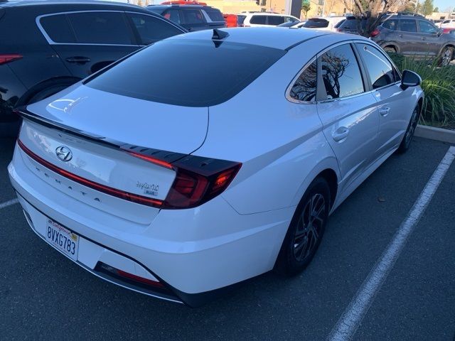 2021 Hyundai Sonata Hybrid Blue