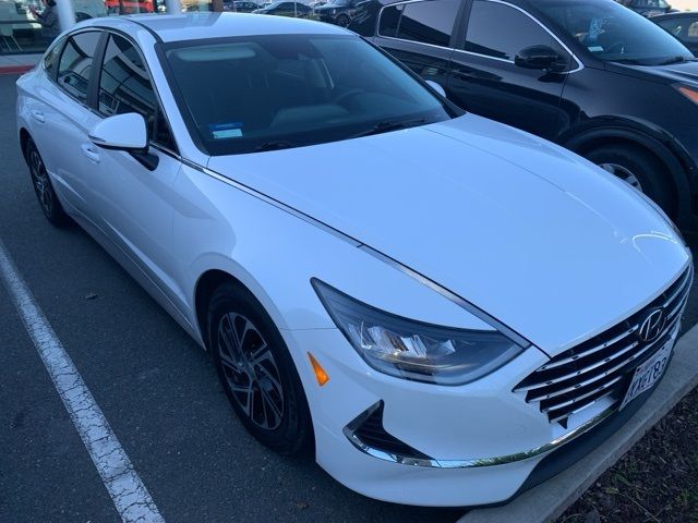 2021 Hyundai Sonata Hybrid Blue