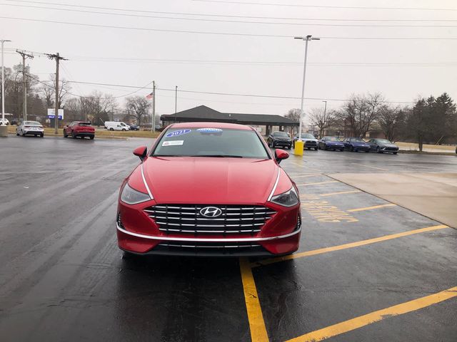 2021 Hyundai Sonata Hybrid Blue