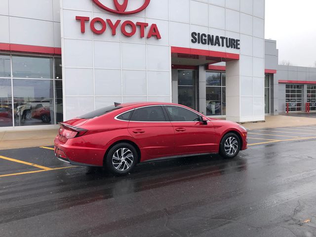 2021 Hyundai Sonata Hybrid Blue