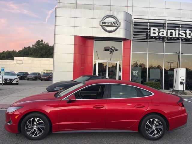 2021 Hyundai Sonata Hybrid Blue