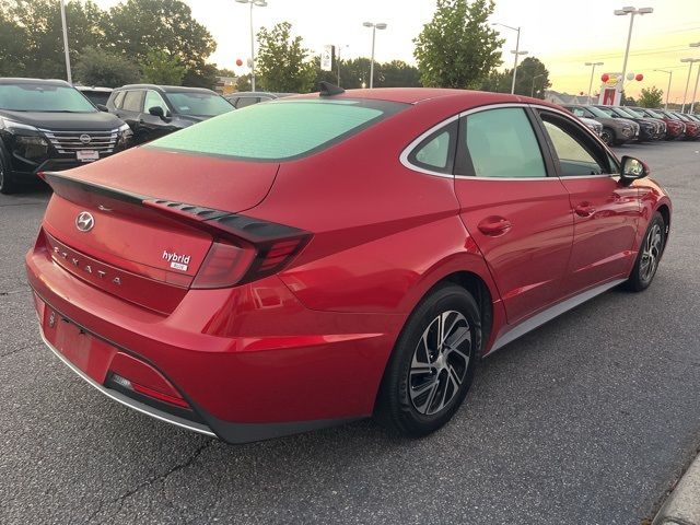 2021 Hyundai Sonata Hybrid Blue