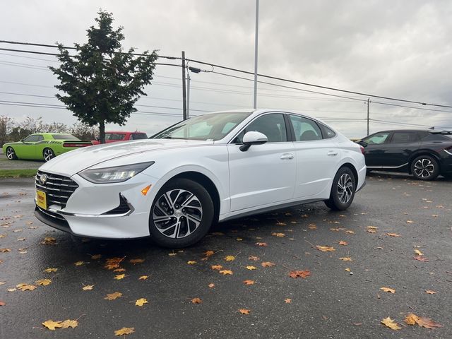 2021 Hyundai Sonata Hybrid Blue