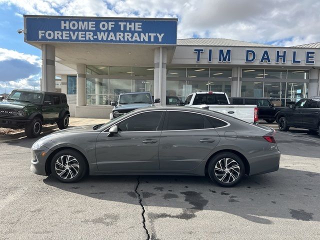 2021 Hyundai Sonata Hybrid Blue