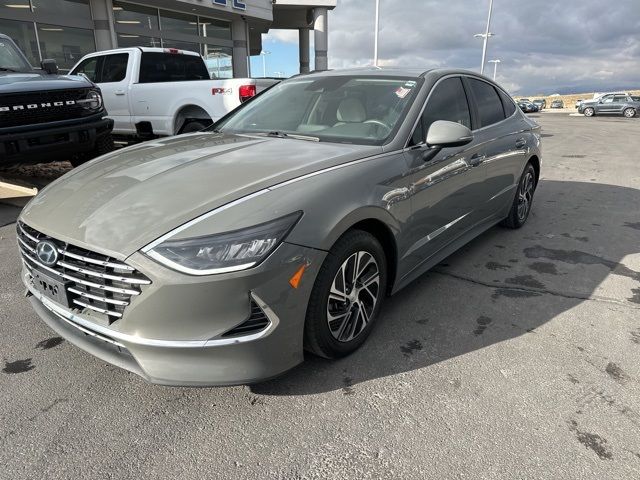 2021 Hyundai Sonata Hybrid Blue