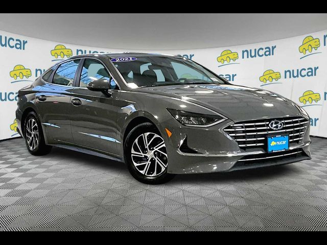 2021 Hyundai Sonata Hybrid Blue