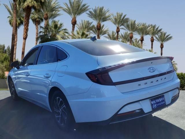 2021 Hyundai Sonata Hybrid Blue