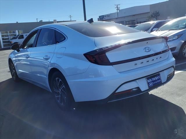 2021 Hyundai Sonata Hybrid Blue