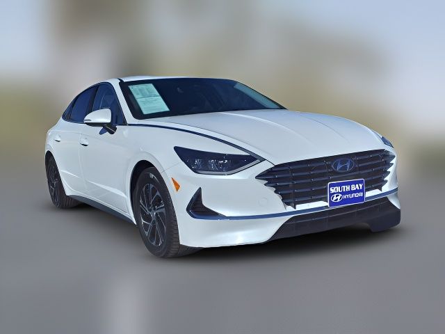 2021 Hyundai Sonata Hybrid Blue