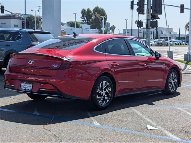 2021 Hyundai Sonata Hybrid Blue