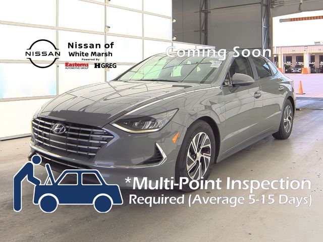 2021 Hyundai Sonata Hybrid Blue