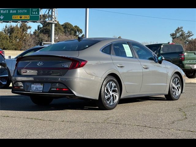 2021 Hyundai Sonata Hybrid Blue