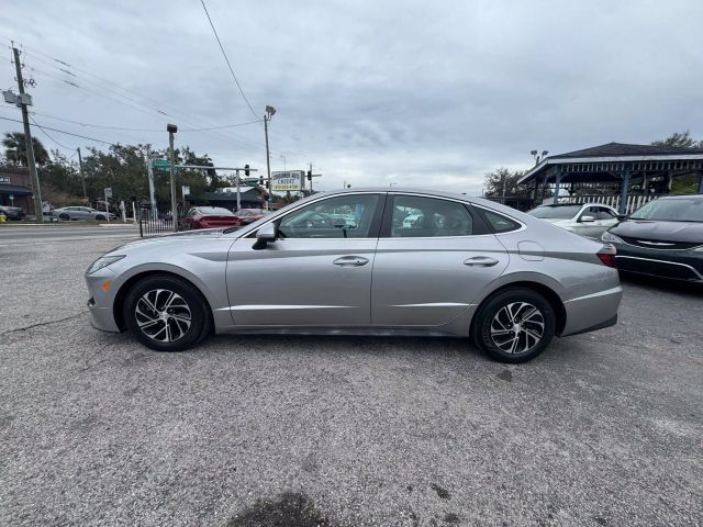 2021 Hyundai Sonata Hybrid Blue