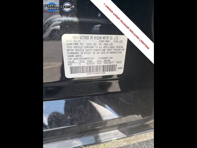 2021 INFINITI Q50 3.0T Sensory