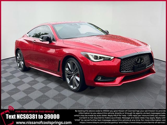 2021 INFINITI Q60 Red Sport 400