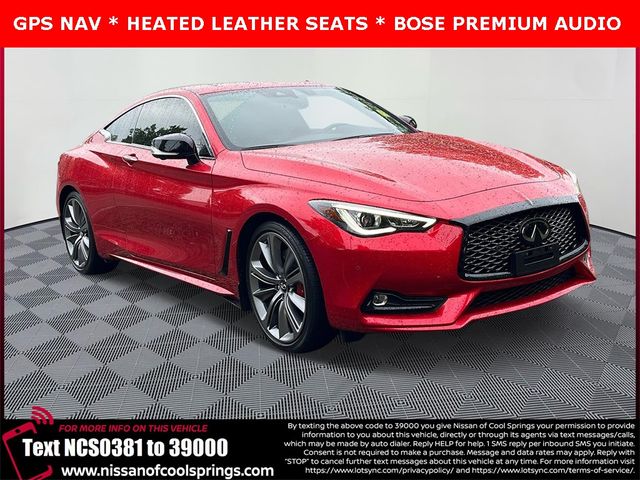 2021 INFINITI Q60 Red Sport 400