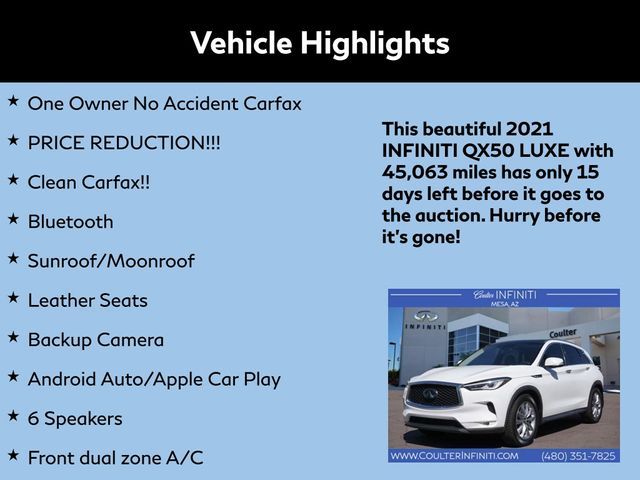2021 INFINITI QX50 Luxe