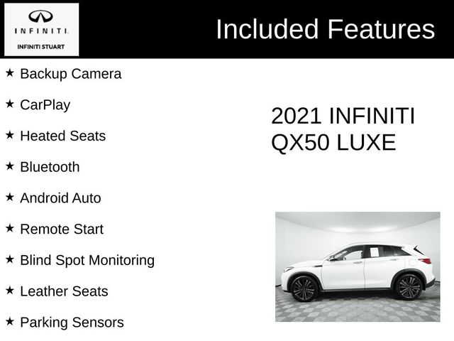 2021 INFINITI QX50 Luxe