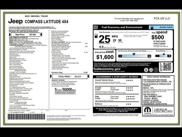 2021 Jeep Compass Latitude