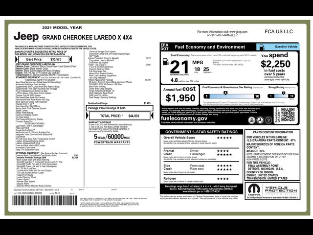 2021 Jeep Grand Cherokee Laredo X