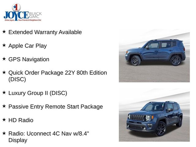 2021 Jeep Renegade 80th Anniversary