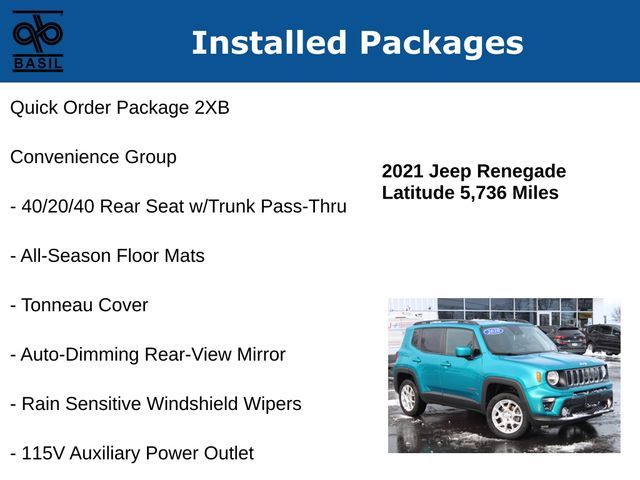 2021 Jeep Renegade Latitude