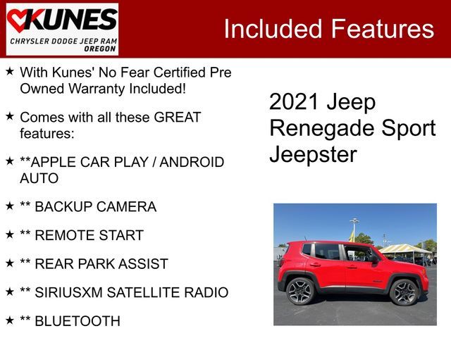 2021 Jeep Renegade Jeepster