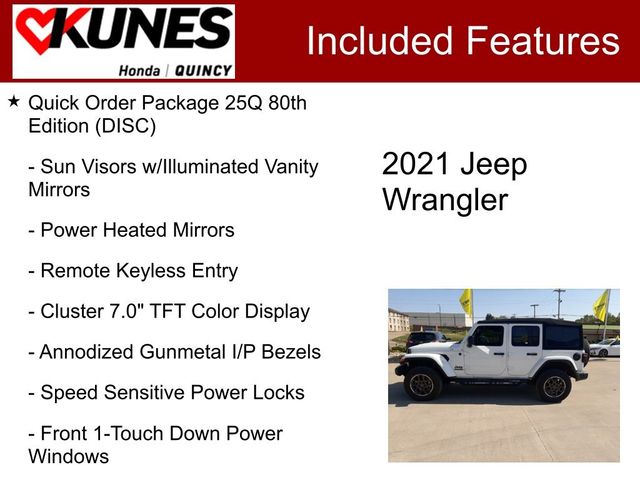 2021 Jeep Wrangler Unlimited 80th Anniversary