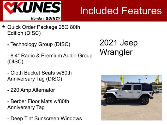 2021 Jeep Wrangler Unlimited 80th Anniversary