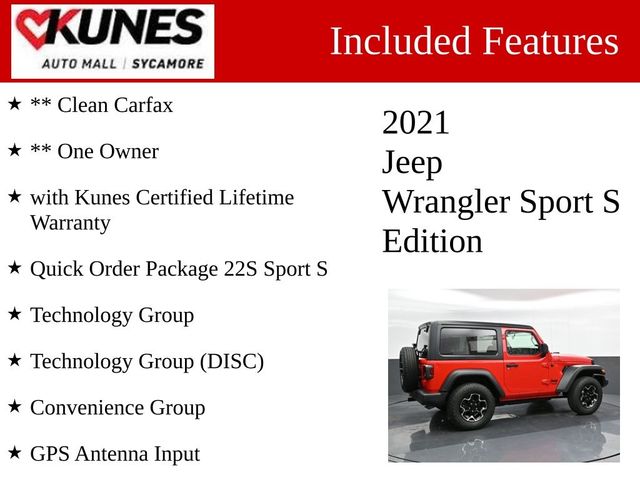 2021 Jeep Wrangler Sport S