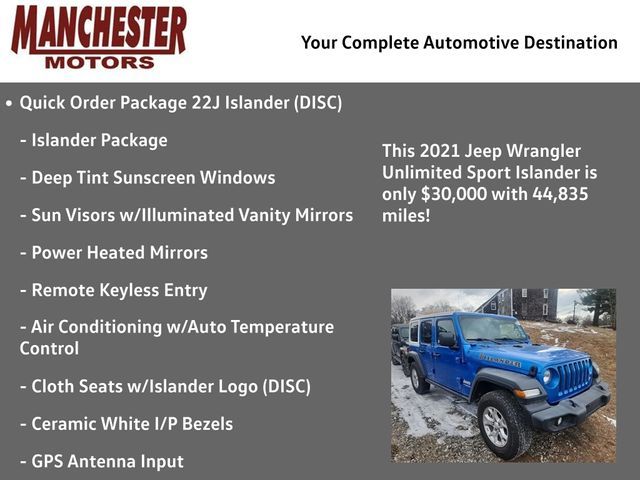 2021 Jeep Wrangler Unlimited Islander