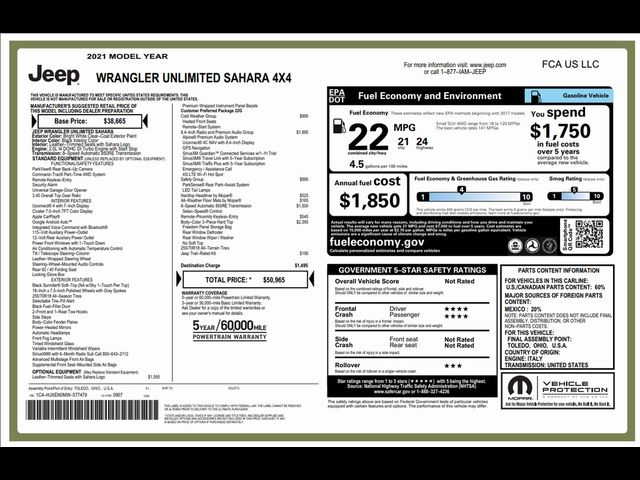 2021 Jeep Wrangler Unlimited Sahara