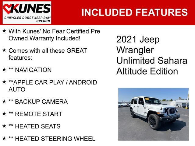 2021 Jeep Wrangler Unlimited Sahara Altitude