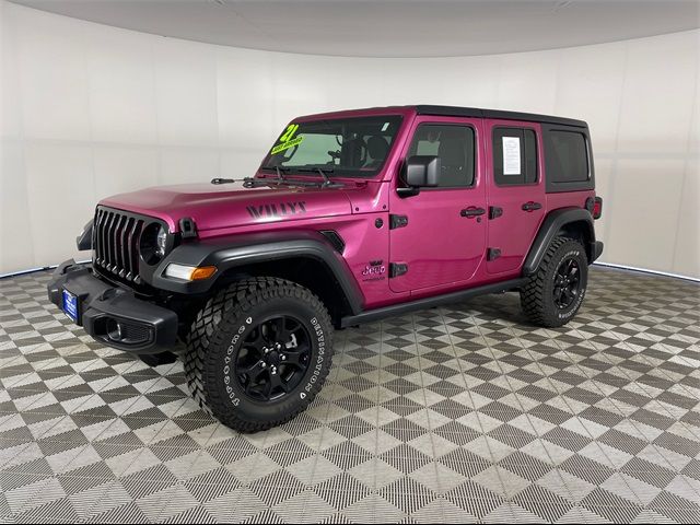 2021 Jeep Wrangler Unlimited Willys