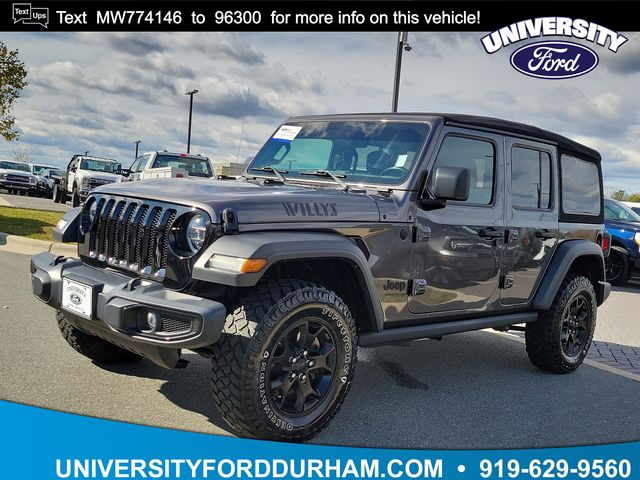 2021 Jeep Wrangler Unlimited Willys