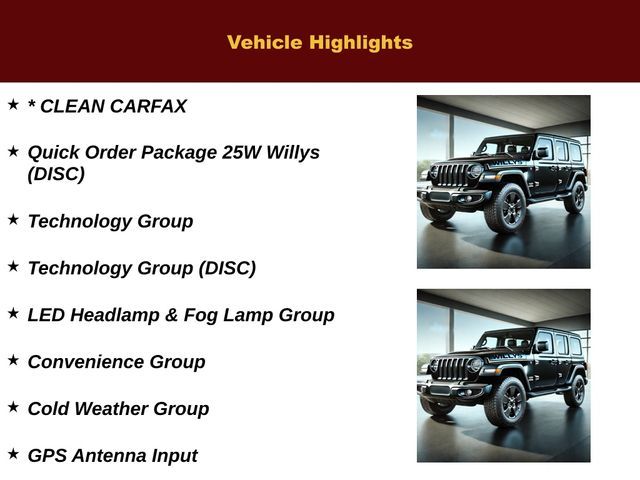 2021 Jeep Wrangler Unlimited Willys