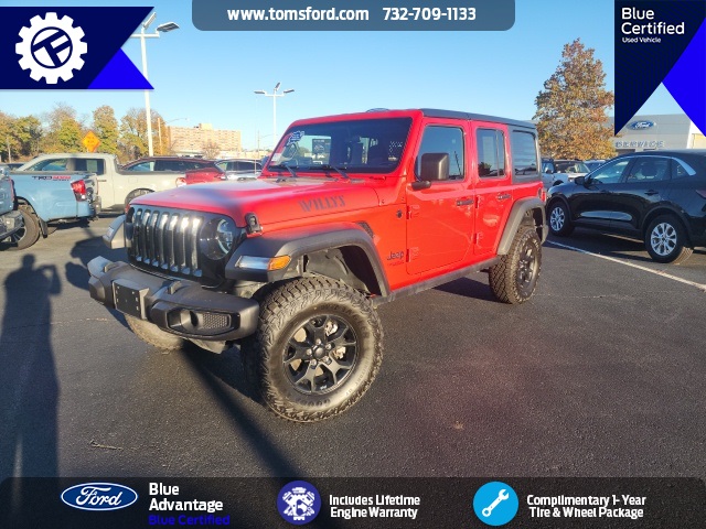 Used 2021 Jeep Wrangler Unlimited Willys For Sale in Keyport
