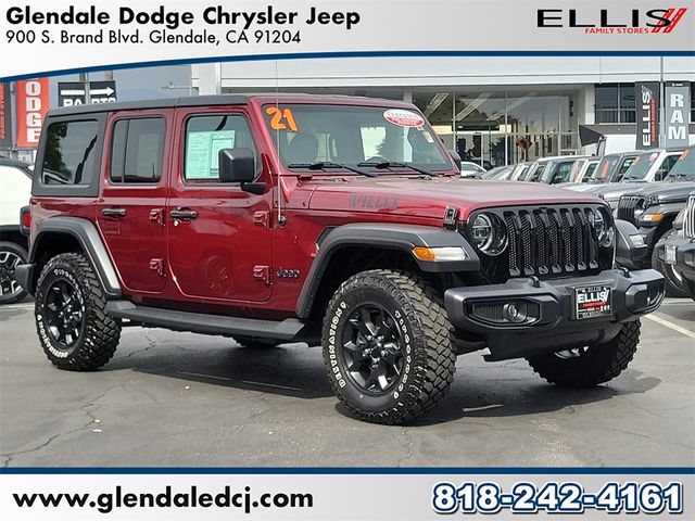 2021 Jeep Wrangler Unlimited Willys