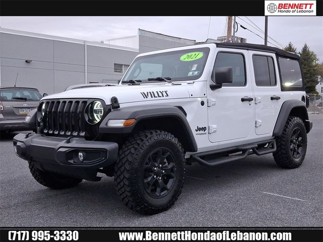 2021 Jeep Wrangler Unlimited Willys