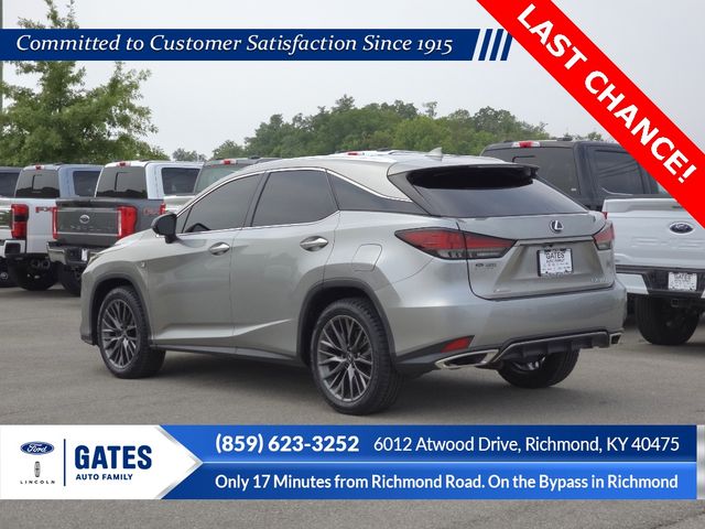 2021 Lexus RX 350 F Sport Handling